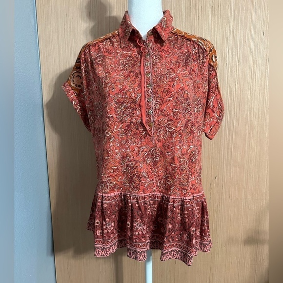 Sundance Calista Mixed Top, Size XS (v) - Picture 2 of 9